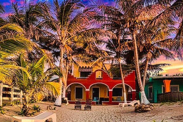 Beachfront Apartment Hacienda Del Cuyo Eksteriør bilde